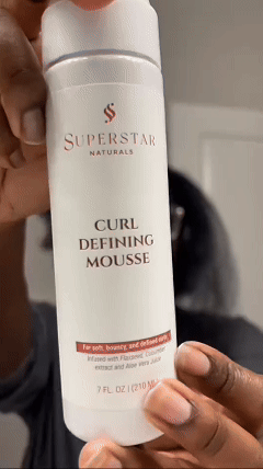 SuperStar Naturals_Kierra UGC_Curl Defining Mousse